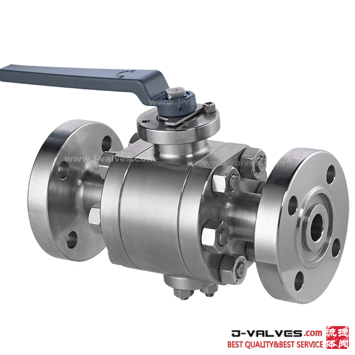 ANSI 900LB 3PC Кована сталь F304 F316 Фланцевые rtj Trunnion монтируемые шариковые клапаны