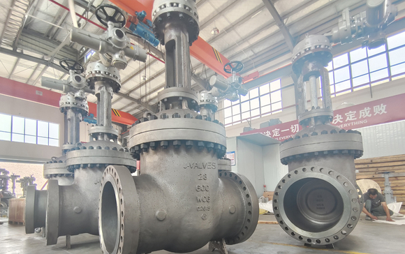 28 дюйма-600LB-A217-WC6-CROMIUM-MOLYBDERUM-Steel-High-Temperatation-Gate-Valve