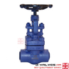 F91 1500 фунт против коррозионной кованой из нержавеющей стали F-NPT Globe Valve