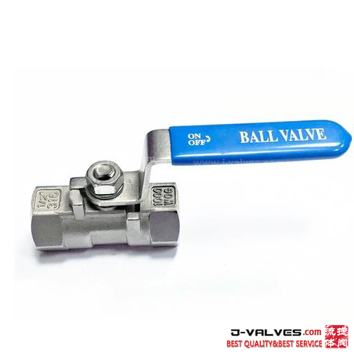 Резьбовой уменьшение порта 1000wog 1pc из нержавеющей стали шариковой клапан
