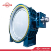 DN2800 PN10 WCB Трехэксцентриковый фланцевый клапан-бабочка