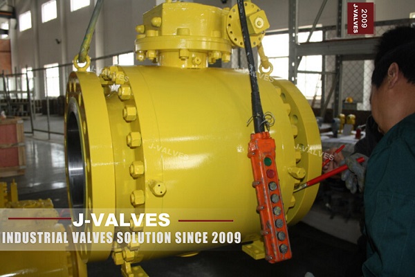 API6D Trunnion Ball Valve отправлено в Сингапур