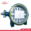 DN2800 PN10 WCB Трехэксцентриковый фланцевый клапан-бабочка