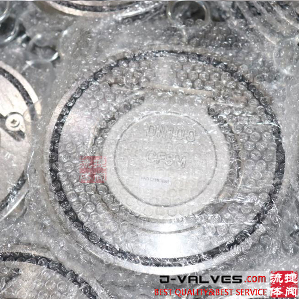 PTFE мягкий герметичный CF8M из нержавеющей стали DN65.